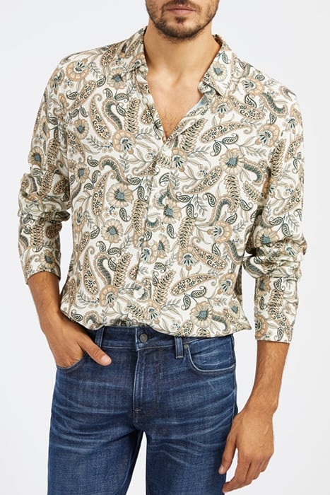 GUESS ECO LS ECO RAYON PAISLEY PAISLEY FLORAL 1