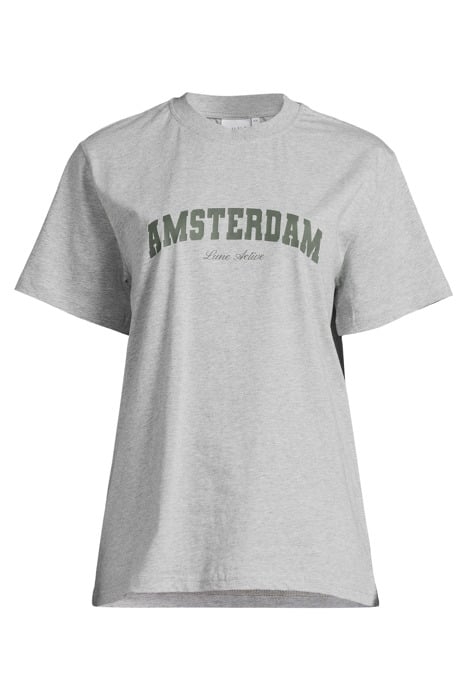 DEMI AMSTERDAM TEE GREY MELANGE 3