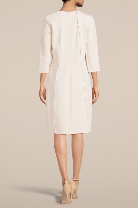 DRESS PUNTO MILANO IVORY 2