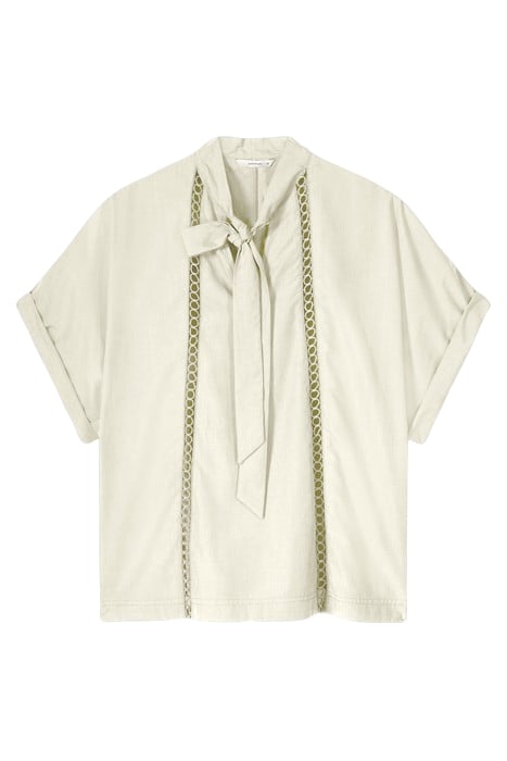 TOP BOW TIE LYOCELL COTTON IVORY 3