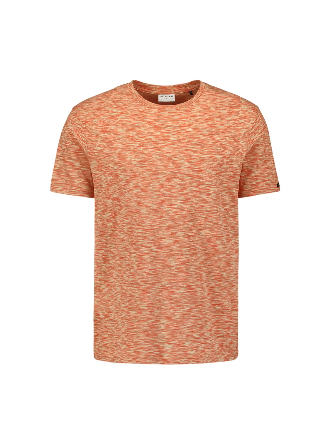 T-SHIRT CREWNECK MULTI COLOURED MELANGE STRIPES MELON 4