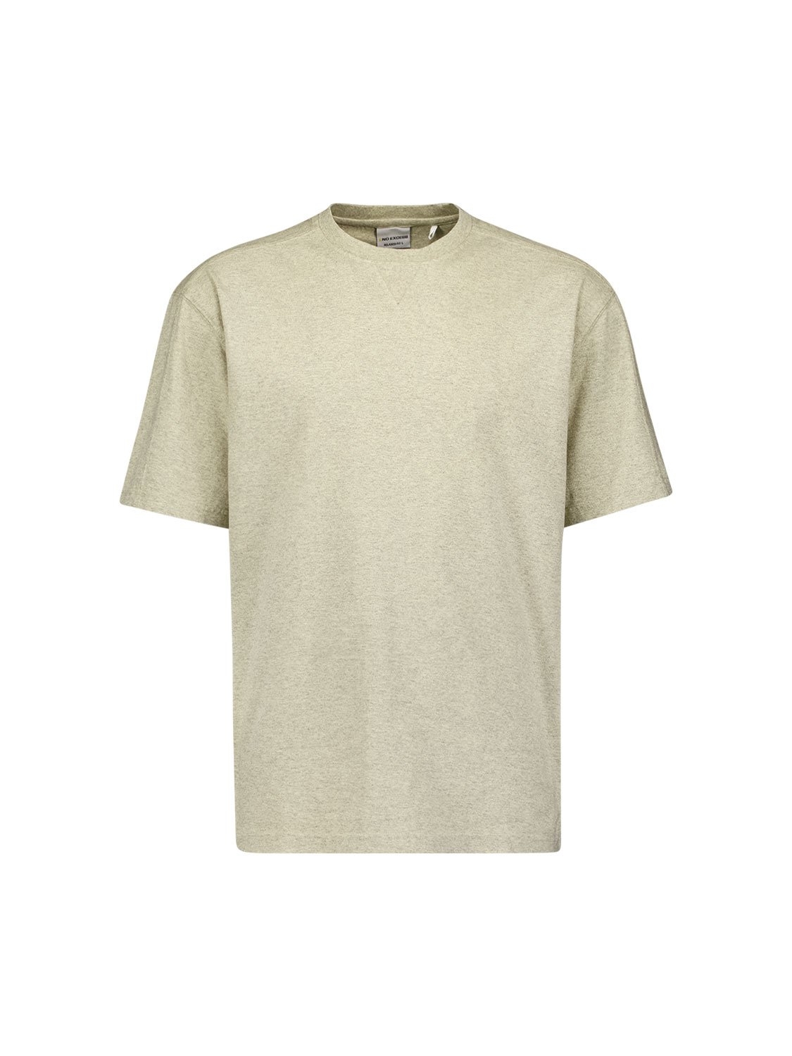 T-SHIRT CREWNECK MELANGE CREAM 4
