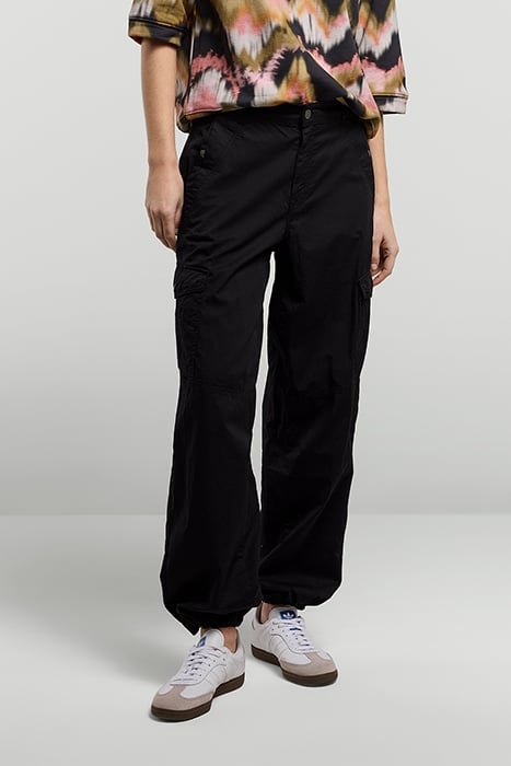 CARGO PANT TECHNICAL STRETCH TWILL BLACK 1