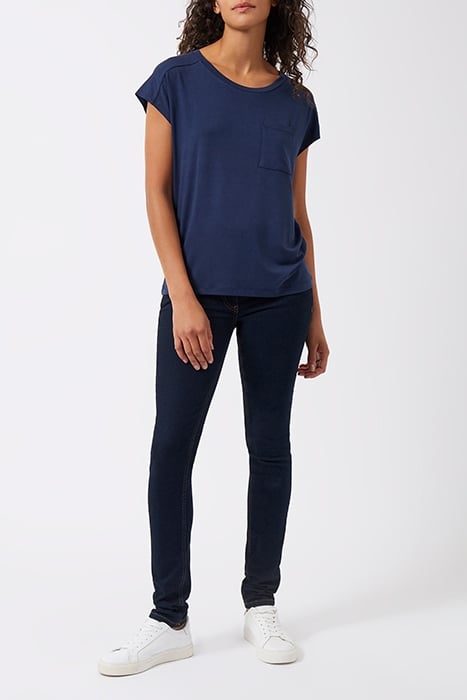 LORNA CORE SFT TCH JRSY RNK TP BLUE 2