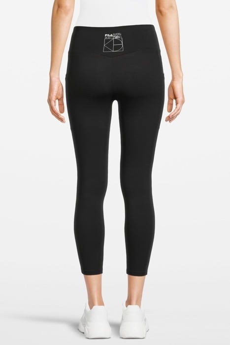 RABENAU HIGH WAIST TIGHTS BLACK BEAUTY-LUCENT WHITE 2