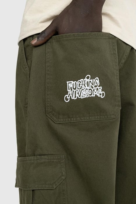 FUCKING AWESOME – PBS CARGO PANTS OLIVE 4