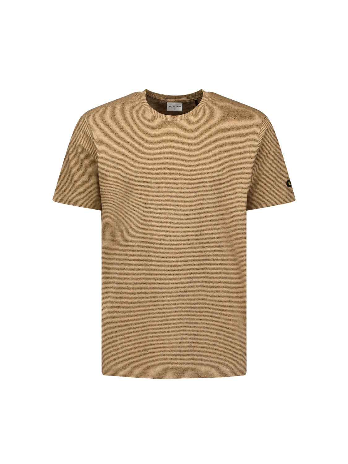 T-SHIRT CREWNECK MELANGE WITH STRIPES DESERT 4