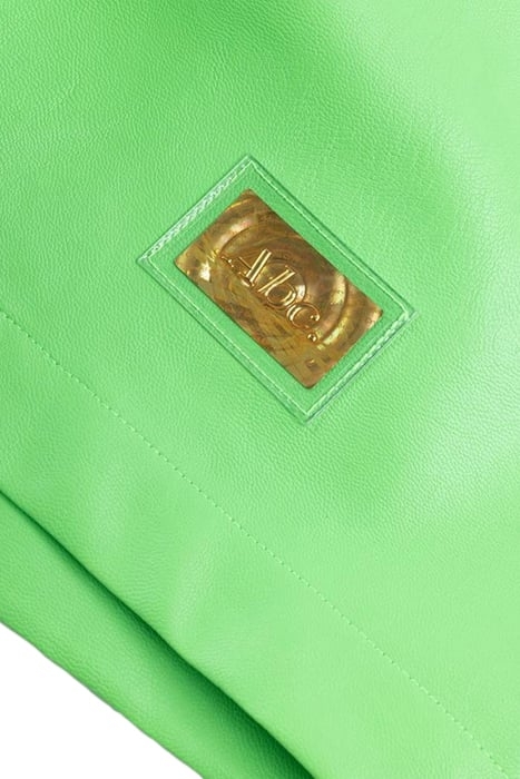 ABC. – FAUX LEATHER WORK SHORTS GREEN 4