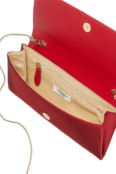 CATALINA MAXI CLUTCH BAG POMPEIAN RED 4
