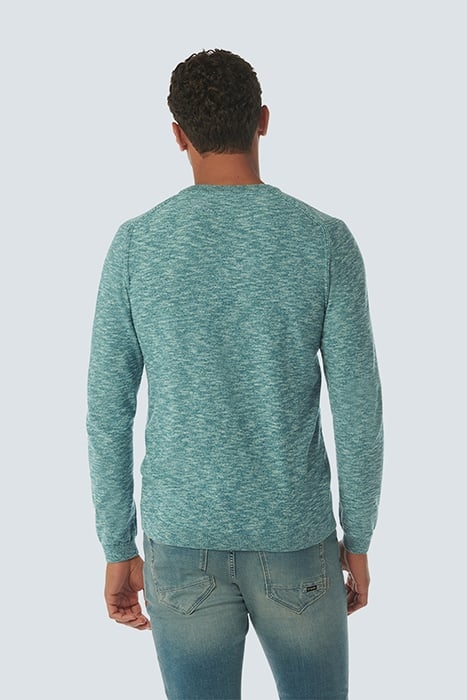 PULLOVER CREWNECK 2 COLOURED MELANGE PACIFIC 2