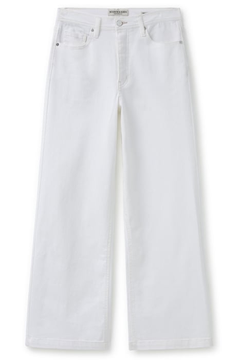 THE DAZE HIGHEST RISE WIDE LEG BLANC DE BLANC 3