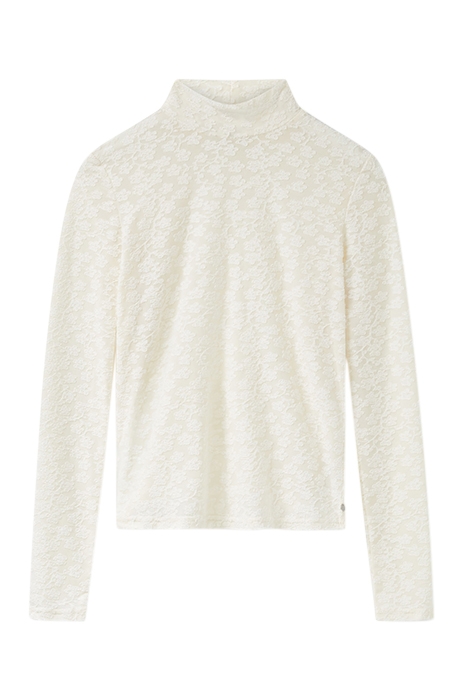 LONG SLEEVE KNIT TOP IVORY FLORAL 3