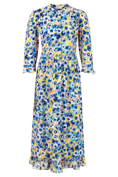 PRINTED MIDI DRESS ARCTIC BLUE 3