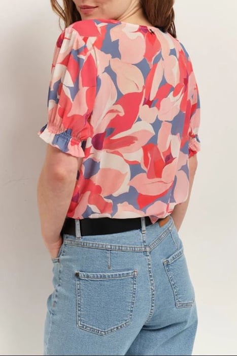 LE ELSA - BABY BLUE 7/8TH WATERLESS MOM JEANS 3