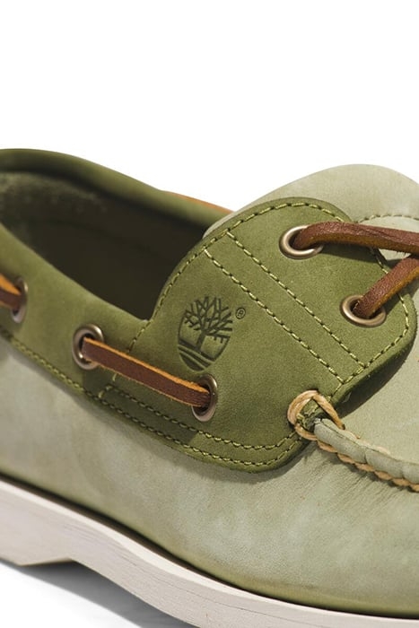CLASSIC BOAT BOAT SHOE LIGHT GREEN NUBUCK 8