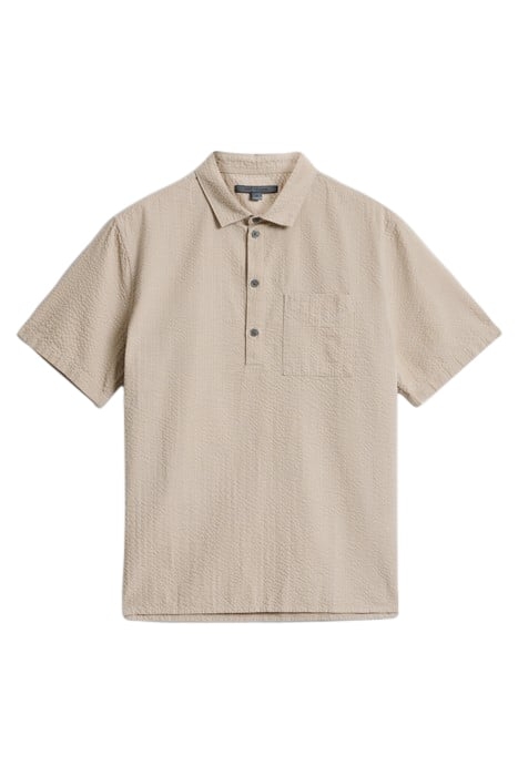 MAURICE POP OVER SHIRT IN SEERSUCKER SHADOW 2