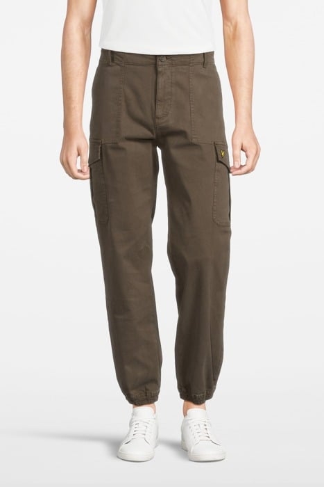 CUFFED CARGO MILITARY GREEN 1