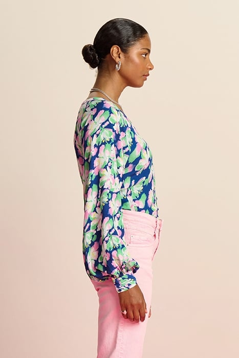 BLOUSE - LILIES BLUE 4