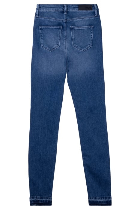 SKINNY LOGO DENIM MID BLUE 2