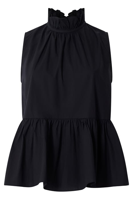 FRENCH CONNECTION RHODES POPLIN SHIRT BLACKOUT 3