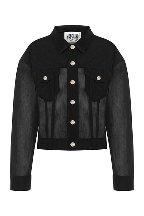 LIGHTWEIGHT NYLON JERSEY JACKET BLACK 3