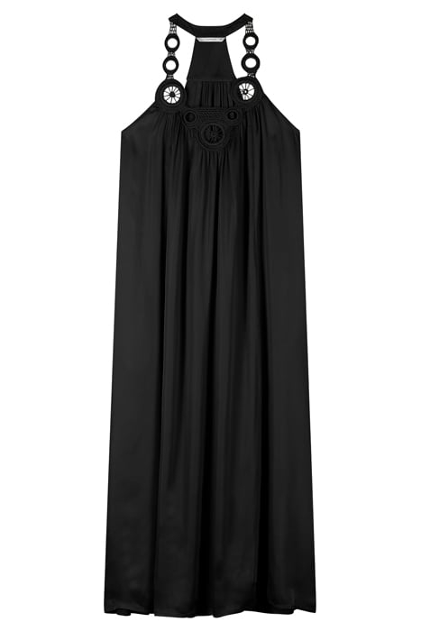 DRESS SOLID SATIN BLACK 2