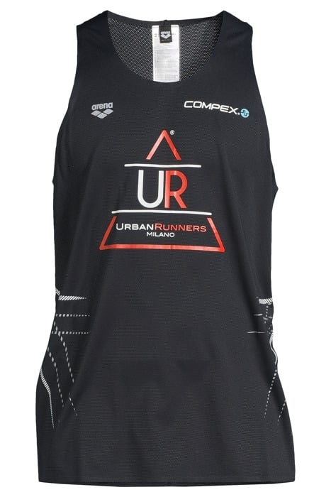 M A-ONE MESH TANK TOP BLACK UR 3