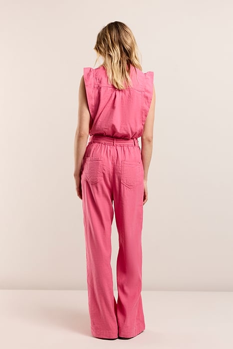 JUMPSUIT COTTON LINEN STRETCH COTTON CANDY 2