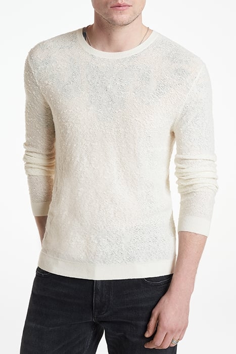 RALEIGH REGULAR FIT LONG SLV CREWNECK PU MILK 1