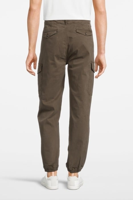 CUFFED CARGO MILITARY GREEN 2