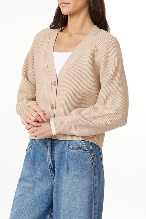 SWEATER CARDIGAN OATMEAL HEATHER 5