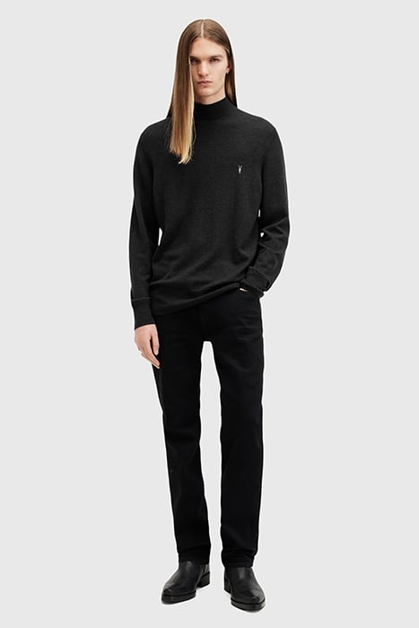KILBURN MOCK NECK CINDER BLACK MARL 3