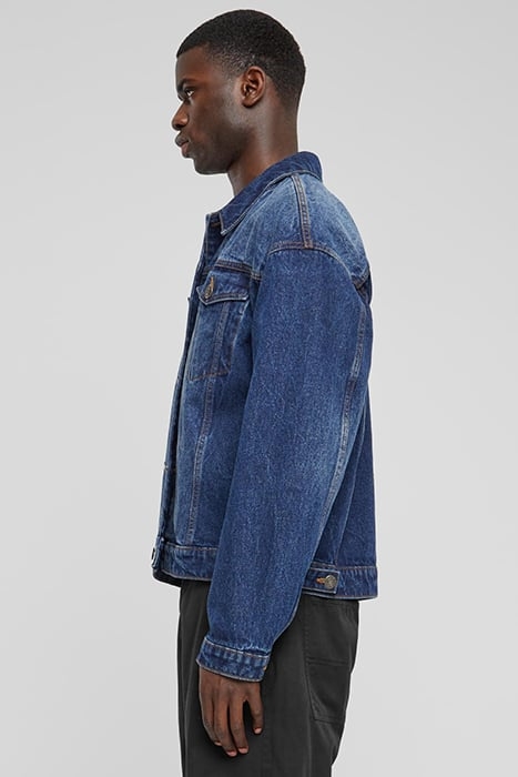 HEAVY OUNCE BOXY DENIM JACKET NEW MID BLUE WASHED 6