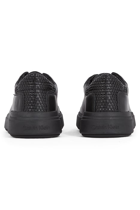 LOW TOP LACE UP WOVEN TRIPLE BLACK 4
