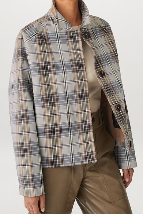 FORELAND JACKET CLOUD GREY / ALOE 1