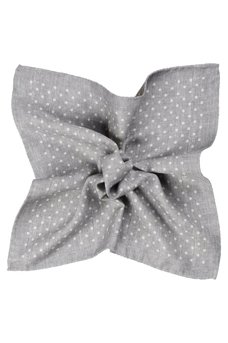 GREY DOUBLE-SIDED POCKET SQUARE 1