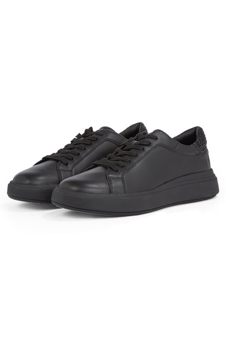 LOW TOP LACE UP WOVEN TRIPLE BLACK 2