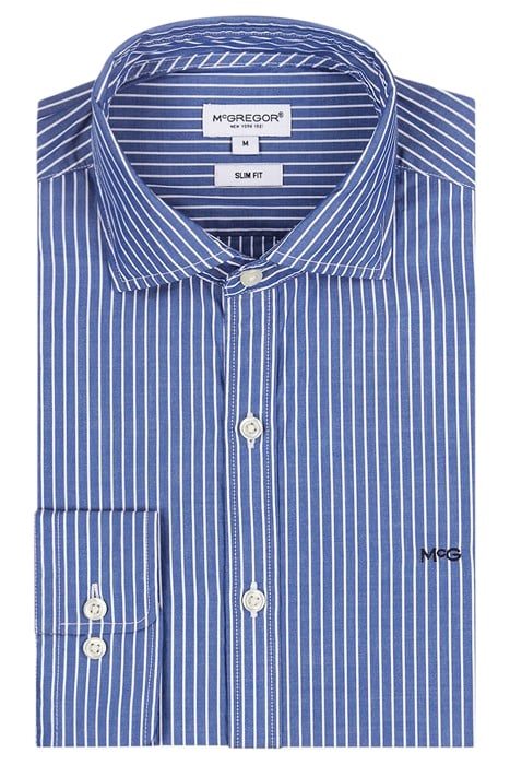 STRIPE SHIRT MEDIUM BLUE 6