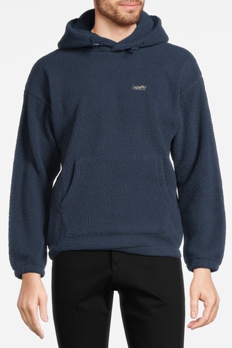 COZY UP HOODIE DRESS BLUES 1