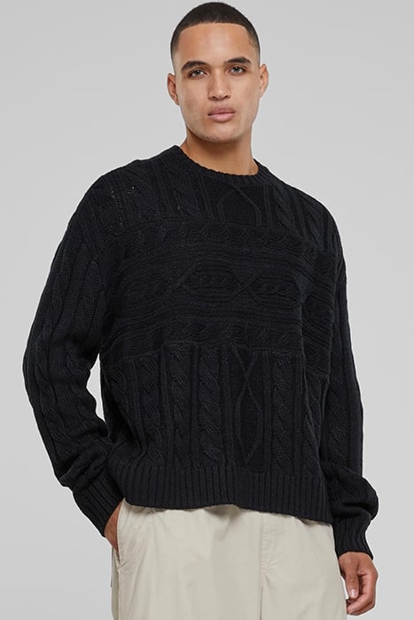 SET IN BOXY SWEATER BLACK 1