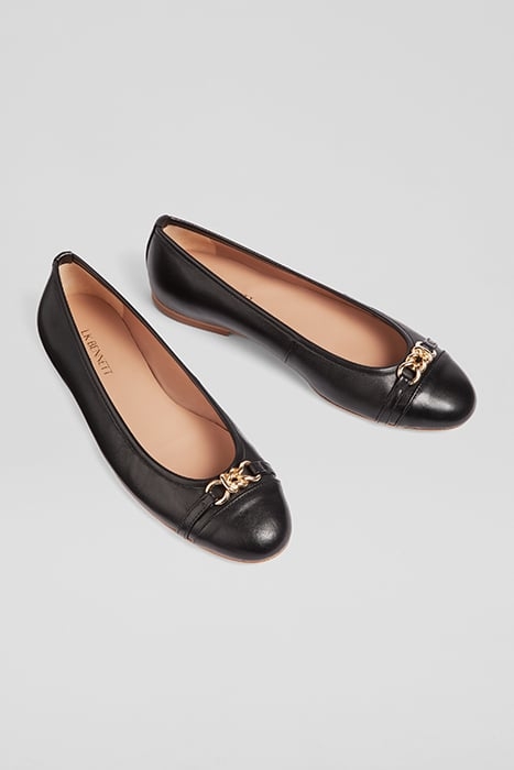 BRIELLE TWIST BALLERINA SHOES BLACK 3