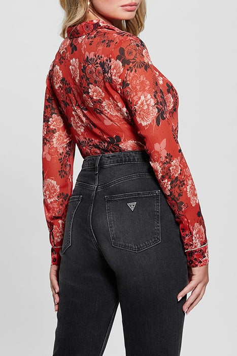 GUESS ECO LS CLOUIS SHIRT CALL ME CHERRY PRINT 2