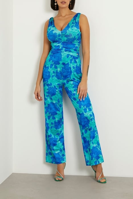 GUESS ECO EMILY OVERALL RESORT ROSE PRINT 1