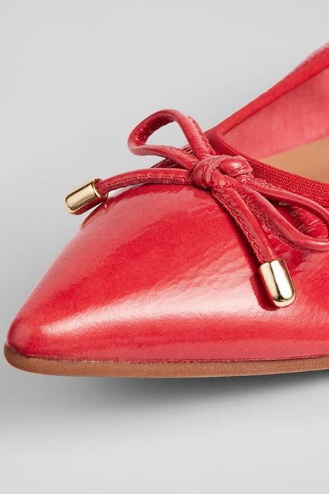 TILLY POINTED BALLERINA SHOES RASPBERRY 6