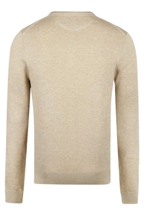 V-NECK SWEATER SAND 5