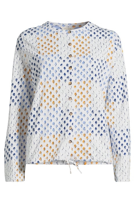 TIA HIE HEM JERSEY SHIRT GREY MULTI 3