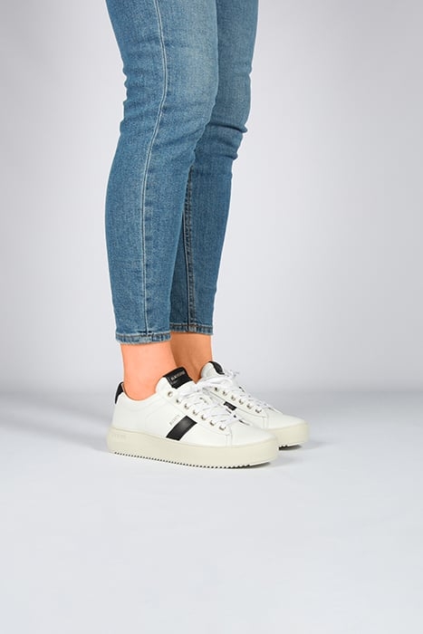 RYDER - BL220 WHITE BLACK - SNEAKER (LOW) WHITE BLACK 3