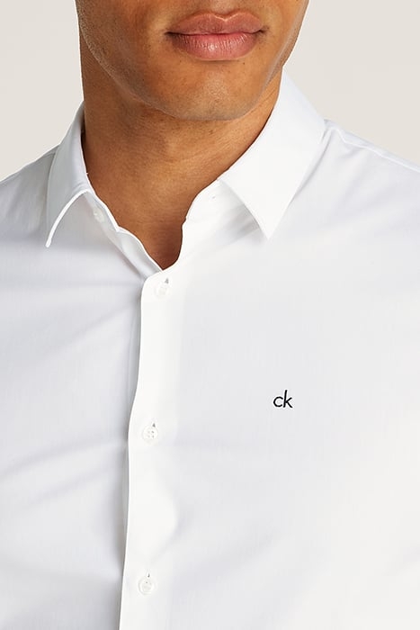 POPLIN STRETCH SLIM BRIGHT WHITE 6