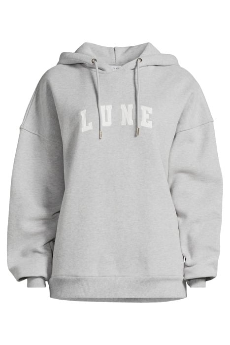 ZOE LOGO HOODIE GREY MELANGE 3