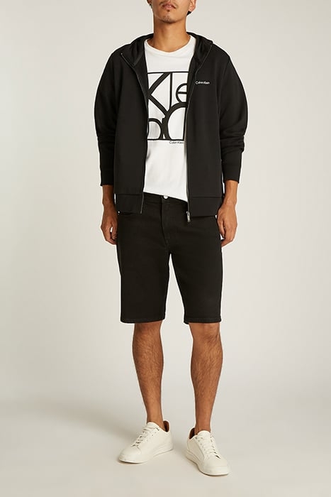 MICRO LOGO REPREVE HOODIE JACKET CK BLACK 2